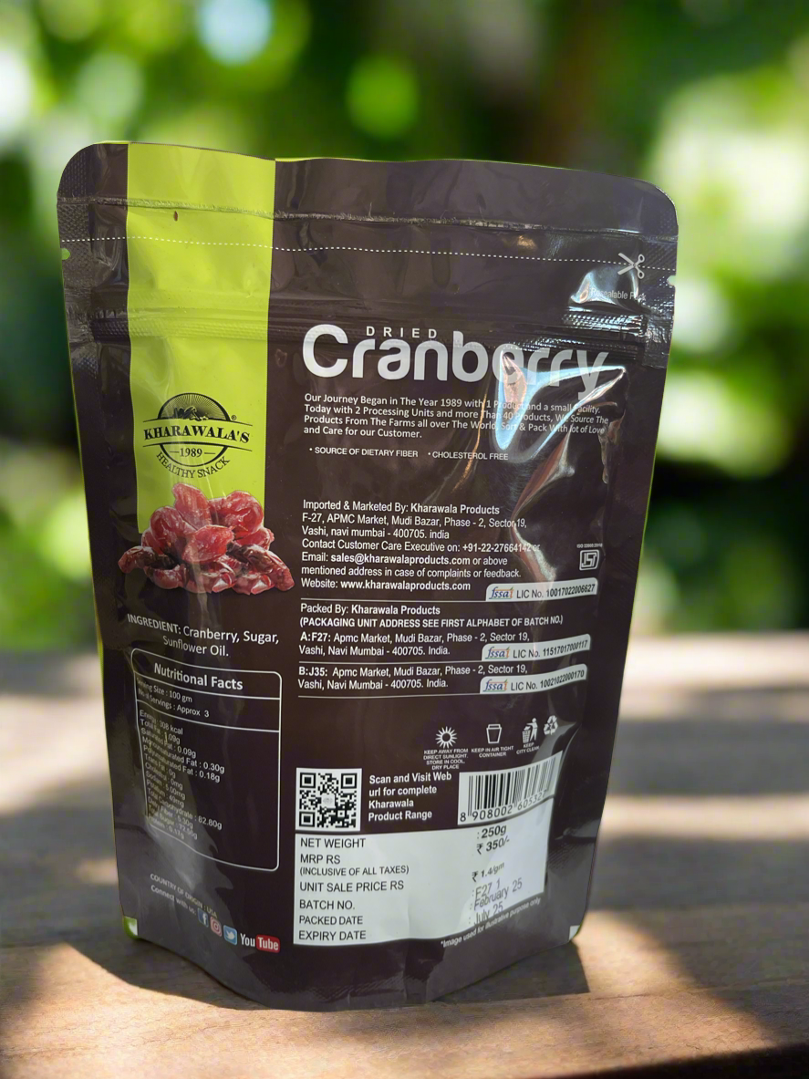 Dried Cranberry 250g