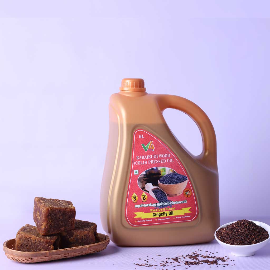 Sesame Plus Oil – கருப்பட்டி நல்லெண்ணெய் - Palm Jaggery