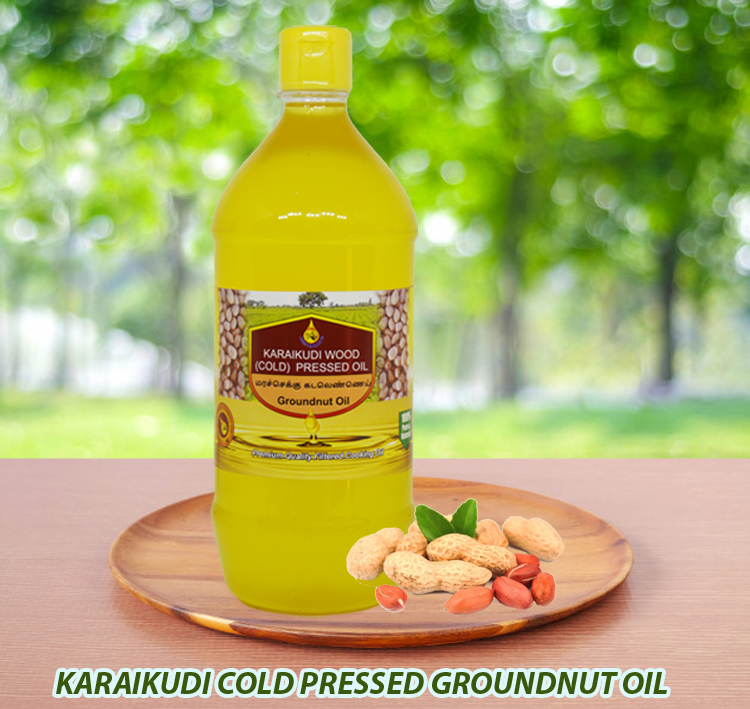 Groundnut Oil Combo 11 - 3 Litters Pure Peanut Oil - Karaikudi Wood ...